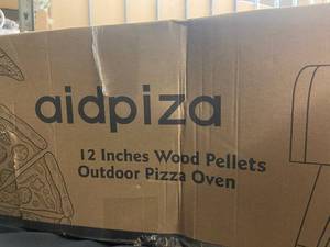 lot 136 image: Aidpiza 12 Inch Outdoor Wood Pellet Pizza Oven