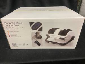 lot 142 image: Cloud Massage Foot and Calf Massager with Heat