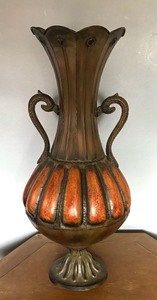 lot 25 image: Marvelous Metal Vase