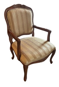 lot 22 image: French Style Accent Arm Chair