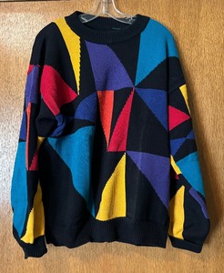 lot 75 image: Vibrant Color Block Sweater