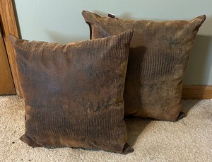 lot 108 image: Two Lovely Accent Pillows by Sherry Kline