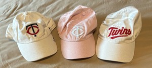 lot 112 image: Three Minnesota Twins Baseball Hats