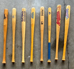lot 173 image: Miniature Bats from the Indians, Angels, Tigers, Rockies and More