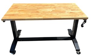 lot 152 image: Husky Adjustable Workshop Table