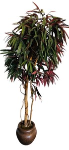 lot 239 image: Large Lovely Potted Faux Ficus Tree
