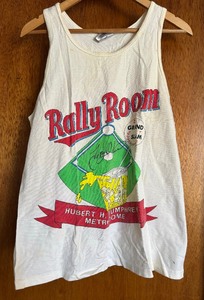 lot 255 image: Vintage Autographed Tony Oliva Rally Room Section 109 Tank Top