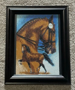 lot 276 image: Horse Motif Diamond Art