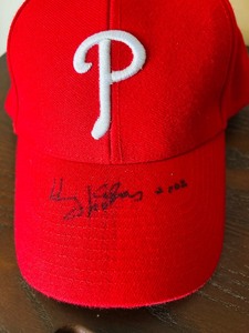 lot 225 image: Autographed Signed Philadelphia Phillies New Era Baseball Hat