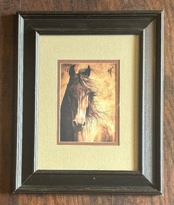 lot 278 image: Beautiful Horse Design Framed Print