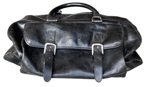lot 146 image: Vintage Italian Leather Large Duffel Style Bag