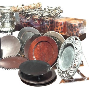 lot 156 image: Decorative Candle Holders, Silver Plated Items and More