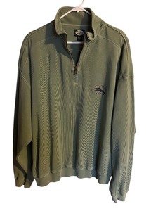 lot 300 image: Tommy Bahama Long Sleeve Cotton Pullover Size XL