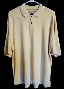 lot 361 image: Tommy Bahama Light Yellow Polo Size Large