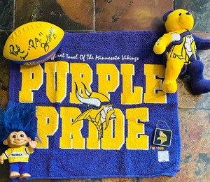 lot 295 image: Collection of Minnesota Vikings Memorabilia