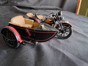 lot 36 image: Harley Davidson Bike and Side Car Replica