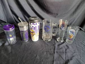 lot 117 image: Vikings Cup & Glassware Lot