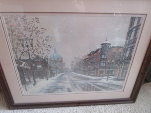 lot 11 image: Cathedral Hill Framed Limited Edition Print
