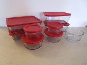 lot 63 image: Anchor Glass Containers