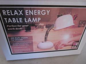 lot 78 image: Relax Energy Table Lamp