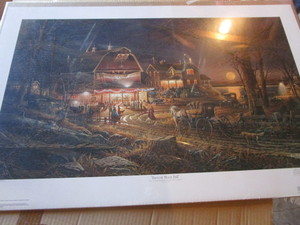 lot 124 image: Redlin Harvest Moon Ball Prints