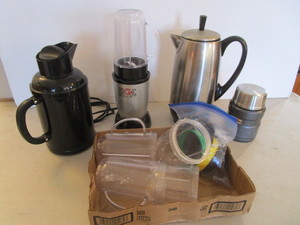 lot 141 image: Thermos, Faberware, Magic Bullet