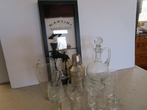 lot 148 image: Martini Art, Bar Glass