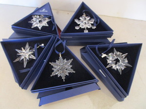 lot 155 image: Swarovski Annual Ornaments