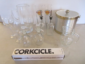 lot 169 image: Ice Bucket, Cruets, Corkcicle