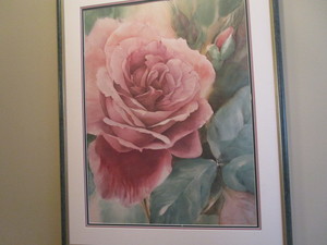 lot 289 image: Rose Print, no glass