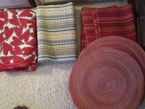 lot 210 image: Table Runners, Placemats