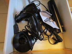 lot 222 image: Curling Iron, Hair Dryer