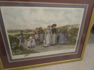 lot 236 image: Berry Pickers Print