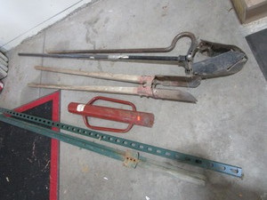 lot 294 image: Post Driver, Augers, Pry Bar