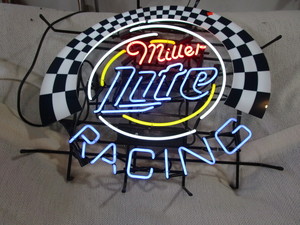 lot 305 image: Miller Lite Racing Neon