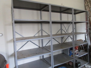 lot 306 image: Metal Shelving