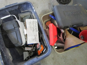 lot 391 image: Two Totes Hardware