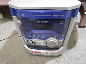 lot 285 image: Sharp Disc Player, Speakers
