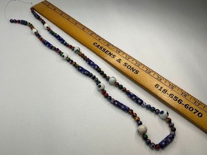 Venetian Murano Millefiori Bead Strand