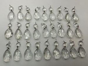 lot 83 image: Chandelier Prism Glass Crystal Teardrop Lot 1