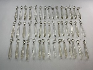 lot 88 image: Chandelier Glass Crystal Lot 2