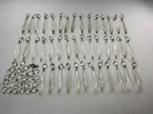 lot 89 image: Chandelier Glass Crystal Lot 3