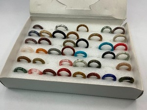 lot 99 image: The Diamante Collection Stone Rings