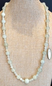 lot 143 image: Chinese Dragon Motif Jade Necklace