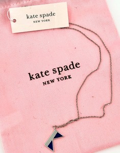 lot 252 image: Kate Spade New York Necklace with Silver Chain and Pendant