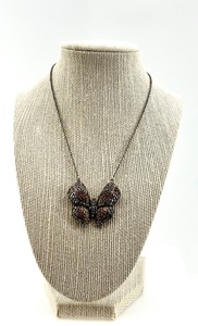 lot 258 image: Vintage Sterling Silver Butterfly Pendant Necklace
