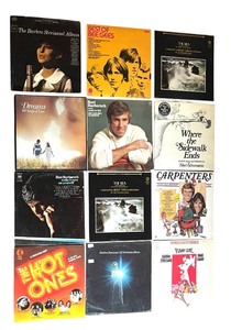 lot 35 image: (12) Vintage Albums including Carpenters, The Sea, Bee Gees and More