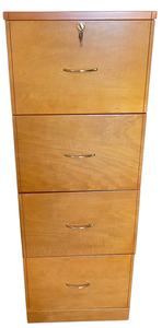 lot 108 image: Tall Four-Drawer File Cabinet