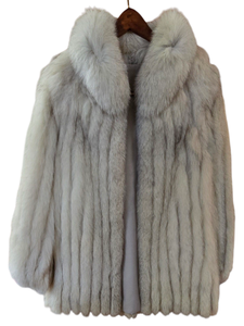 lot 126 image: Stunning Blue Fox Jacket