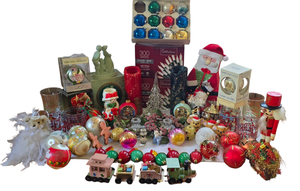 lot 142 image: Huge Christmas Decor Collection